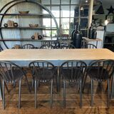 Patinated dining table