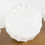 Set of 3 ceiling lamps, 1950s
