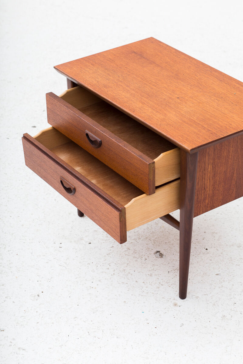 Tables de chevet de Louis Van Teeffelen pour Wébé, Hollande, années 1960