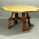 Brutalist Teak Garden Table, 1970s