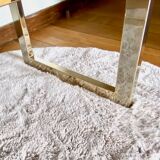 Belgochrom 'G' gold plated side table