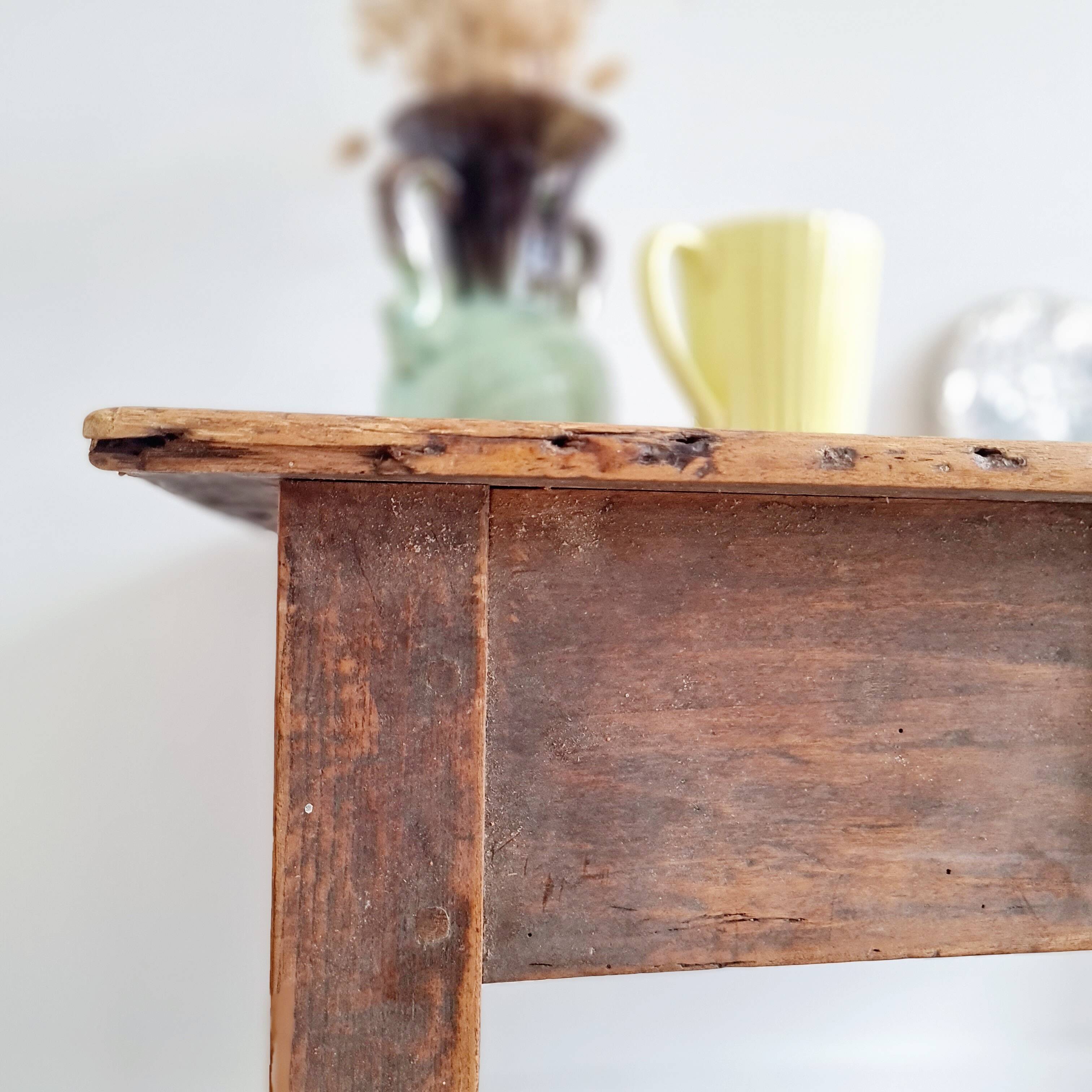 Antique low farmhouse table