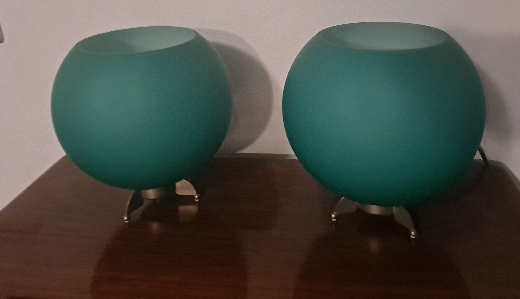 Vintage pair of Murano de Majo lamps