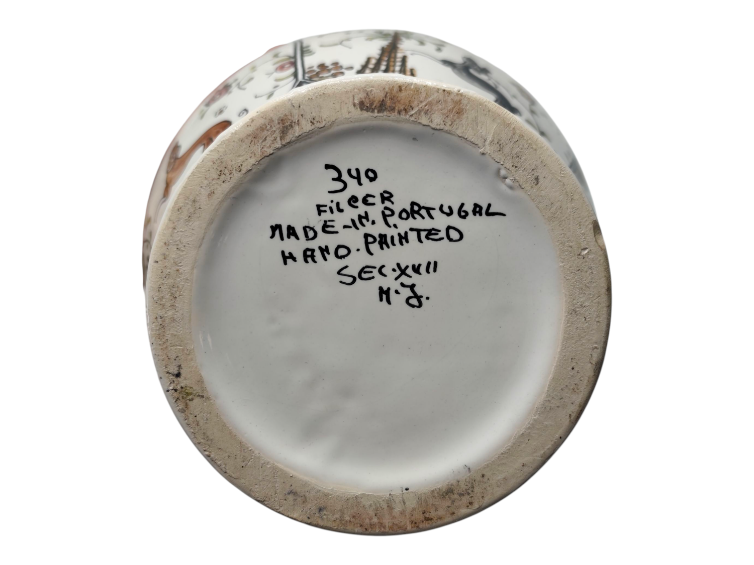 21st Century Filer Portuguese Hand-Painted Vase – Vibrant Folk Art