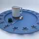 Top Alessi girotondo diameter 40cm epoxy blue