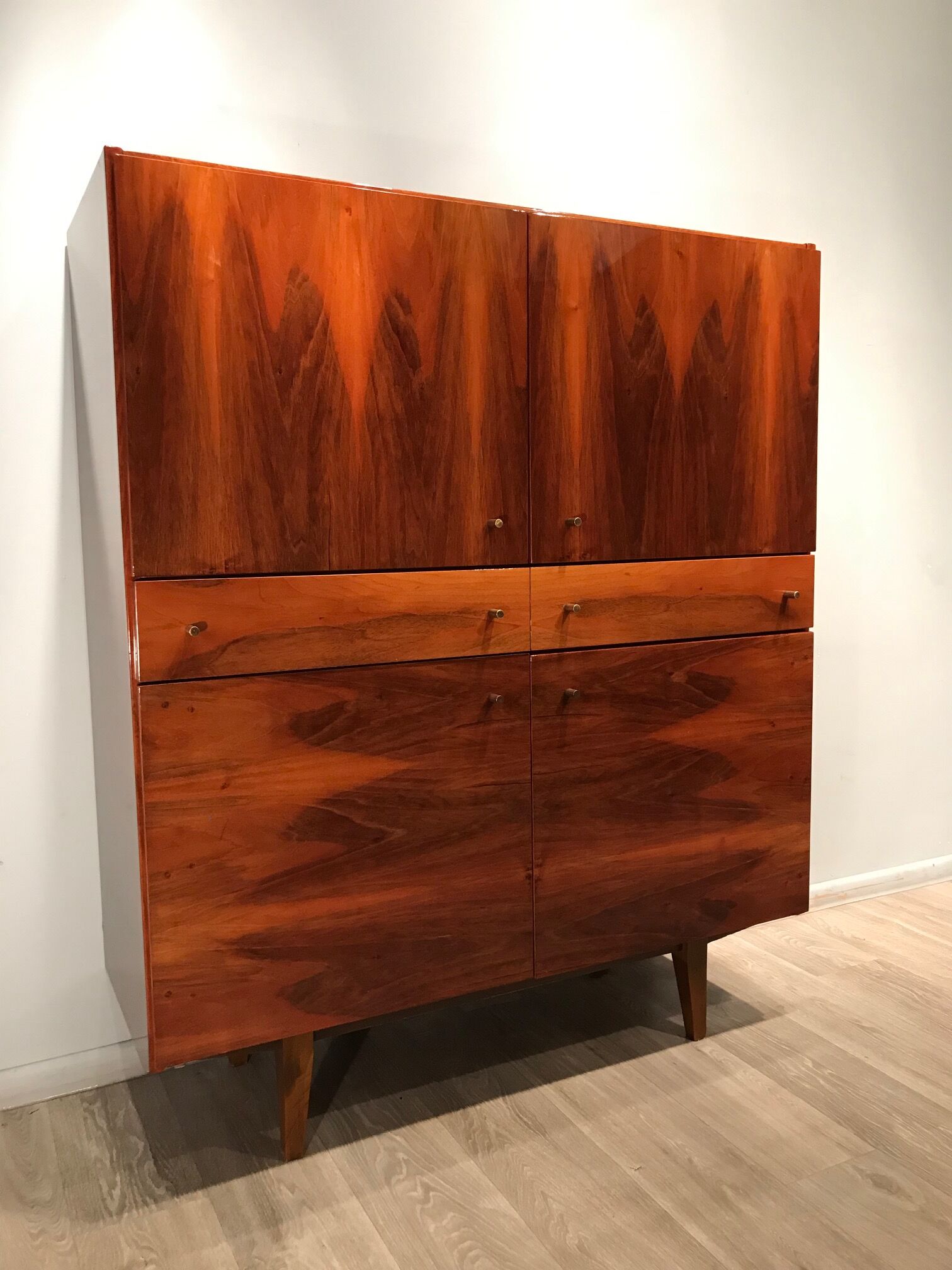 Chest of drawers, Wardrobe, Bytom Furniture Factory, Poland, 1970s