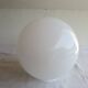 Suspension  laiton et opaline blanche