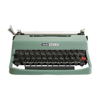 Typewriter vintage, Olivetti lettera 32, typewriter années 60