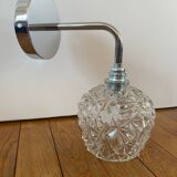 Wall lamp with vintage globe