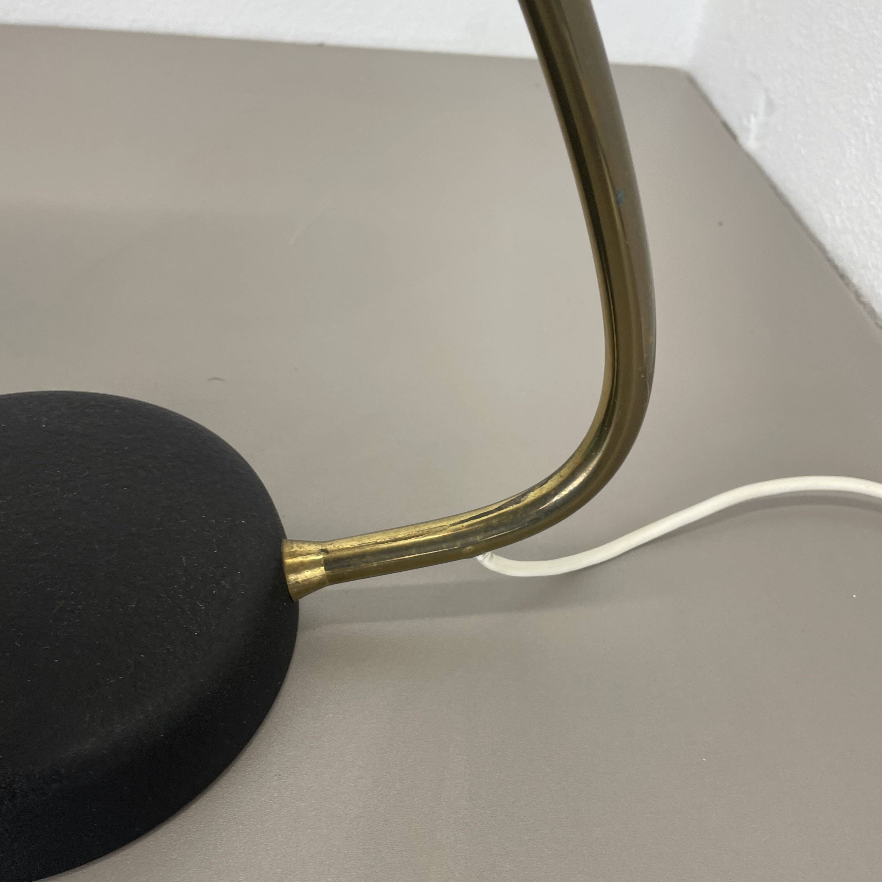 Original Modernist Yellow Metal Table Lamp by Cosack Leuchten, Germany 1960s
