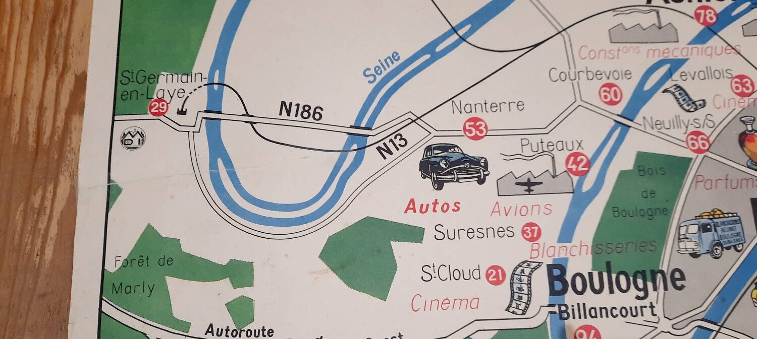 Vintage Paris school poster