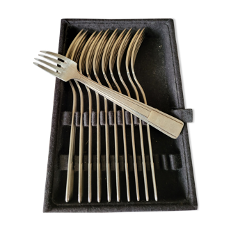 11 fourchettes argent