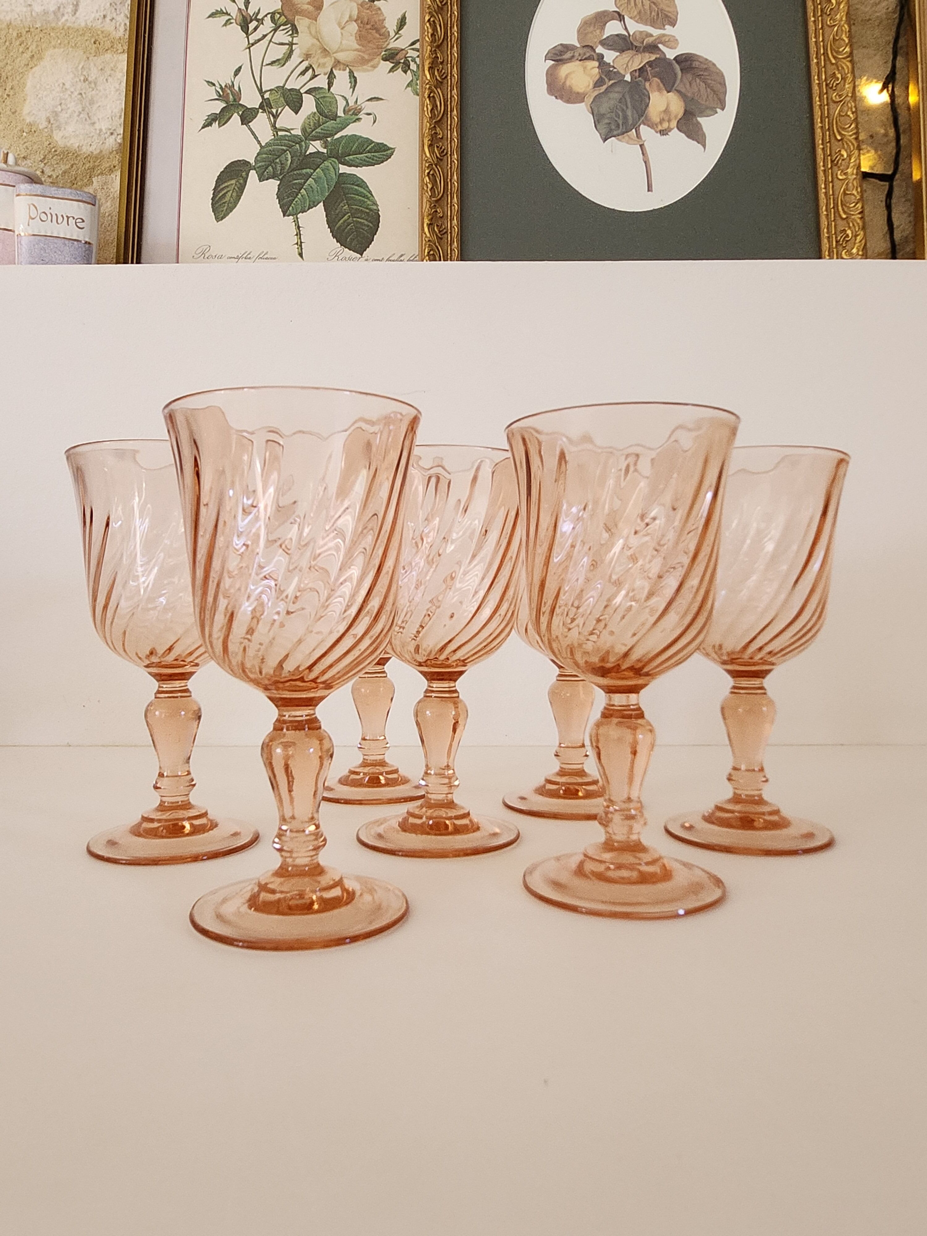 7 white wine glasses Rosaline Arcoroc (medium model)