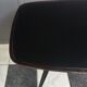 Black coffee table with Black glass plate 1960s