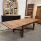 Italian table in raw oak from the 19th century.