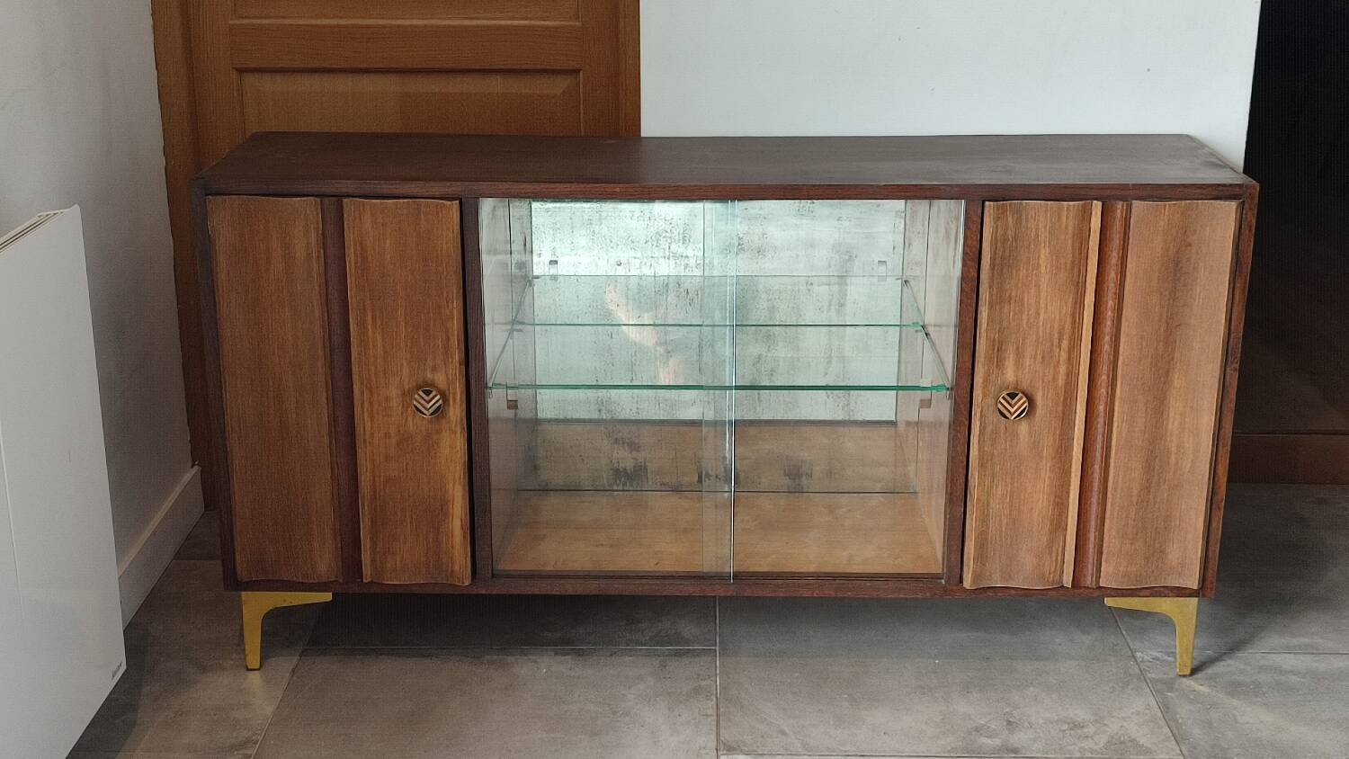 Small solid wood sideboard