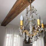 Old stamps chandelier