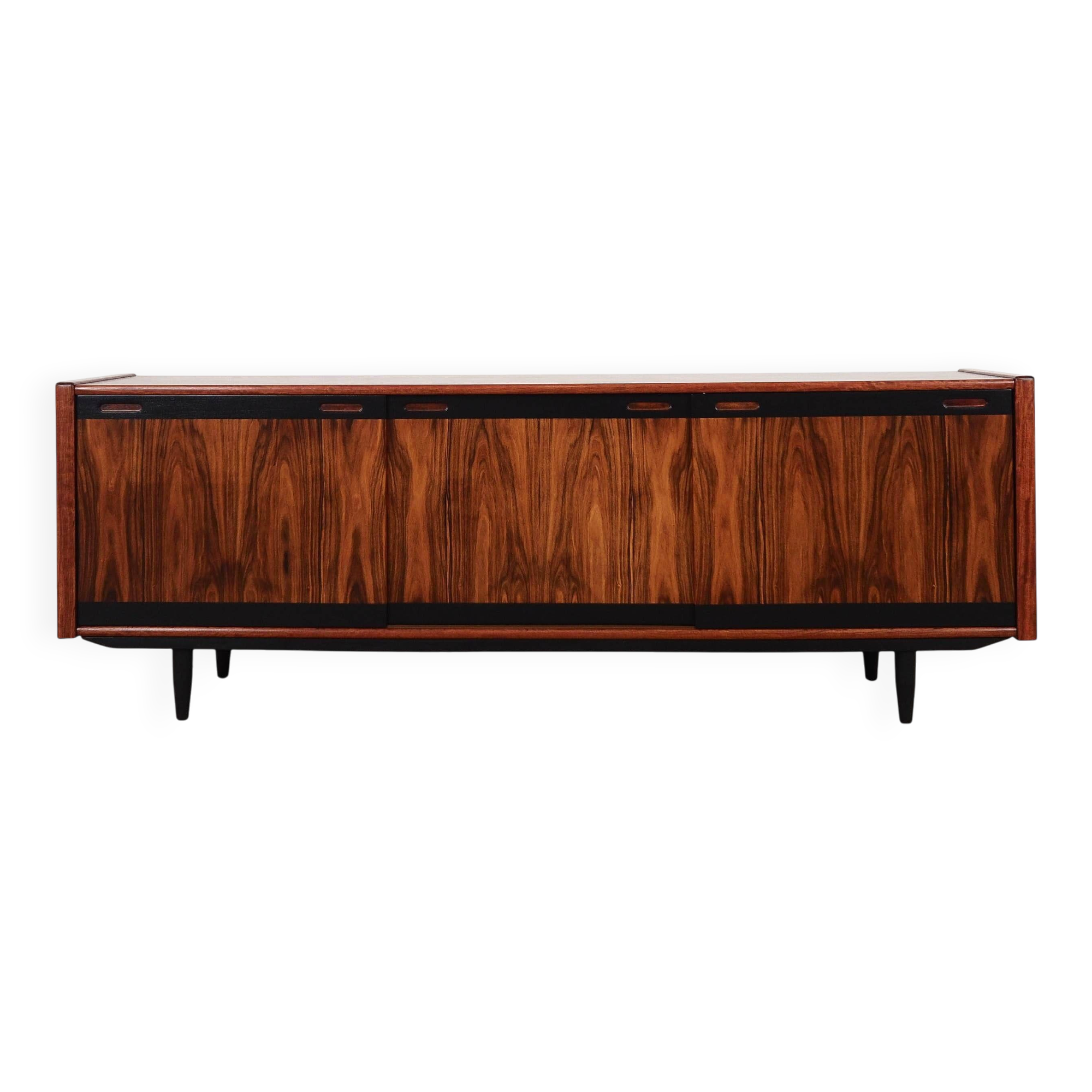 Buffet en palissandre, design danois, années 1970, fabriqué par Skovby Møbelfabrik.