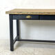 Table de ferme en Sapin vintage 50's