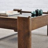 Vintage Italian Modernist Coffee Table in the style of Tobia Scarpa, 1960s