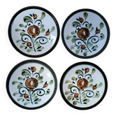 Set 4 plates Boch Argenteuil