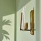 Murano glass modernist wall sconce lamp