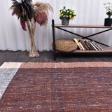 Terracota kilim rug 190x290 cm , Terracota wool Kilim Tapi.