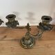 Set of 2 bronze candlesticks