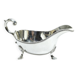 Silver sauceboat, England