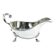 Silver sauceboat, England