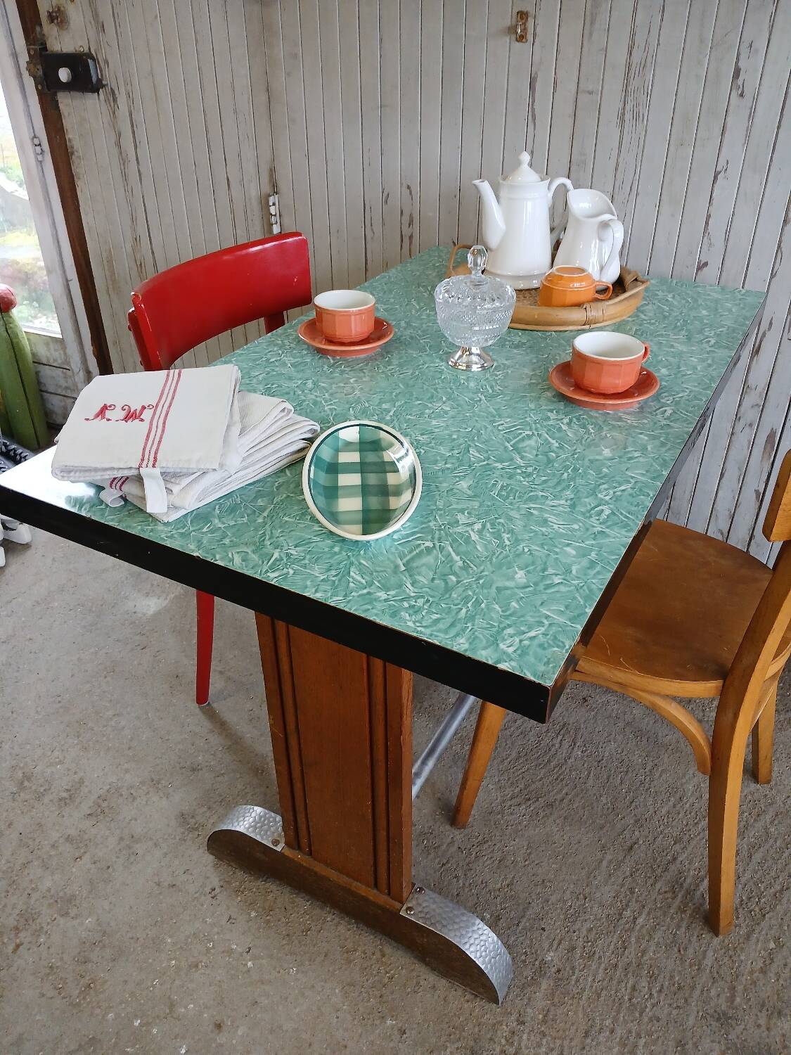 Vintage bistro table