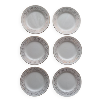 Assiettes plates Sarreguemine et Digoin