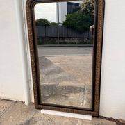 Grand miroir doré