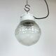 Vintage porcelain pendant light 1970s