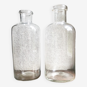 Pair of apothecary bottles