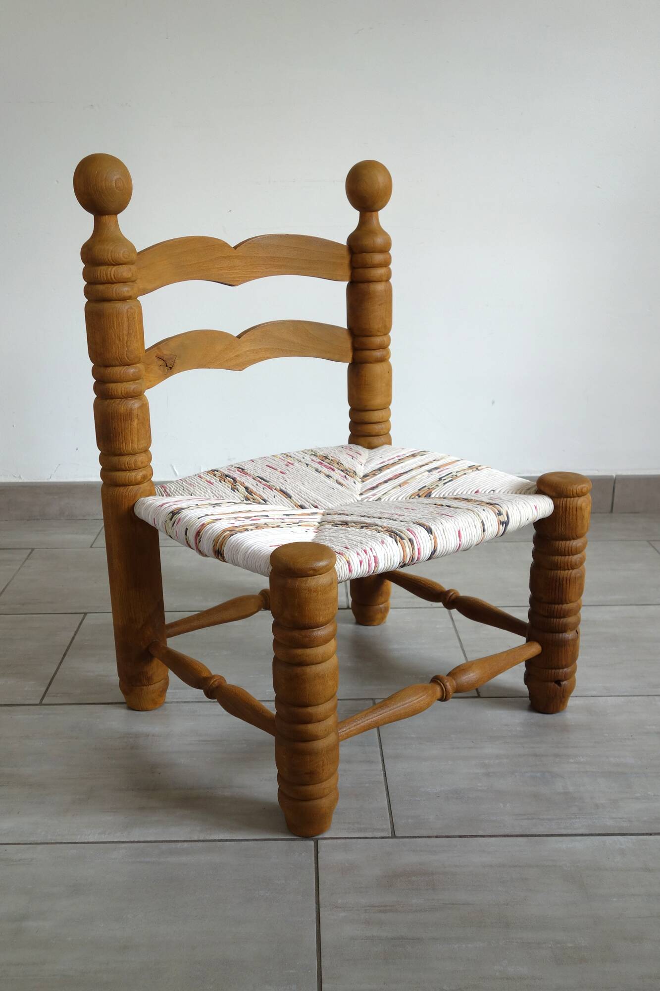 Brutalist chair attributed to Charles Dudouyt, 1940s