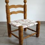 Brutalist chair attributed to Charles Dudouyt, 1940s