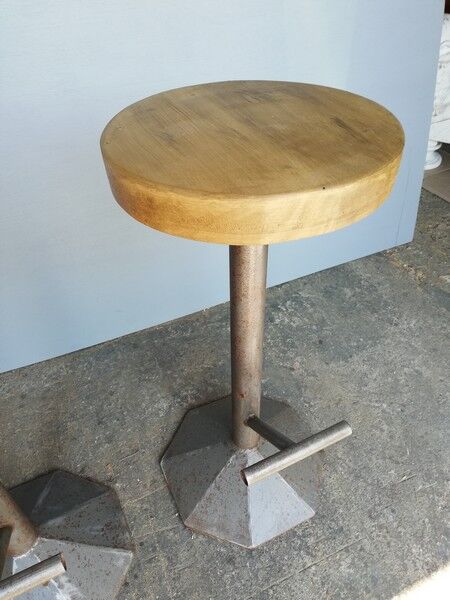 2 bar stools bistrot 1960