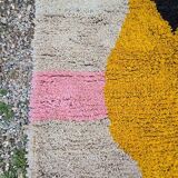 Berber wool rug, size 100 x 200 cm