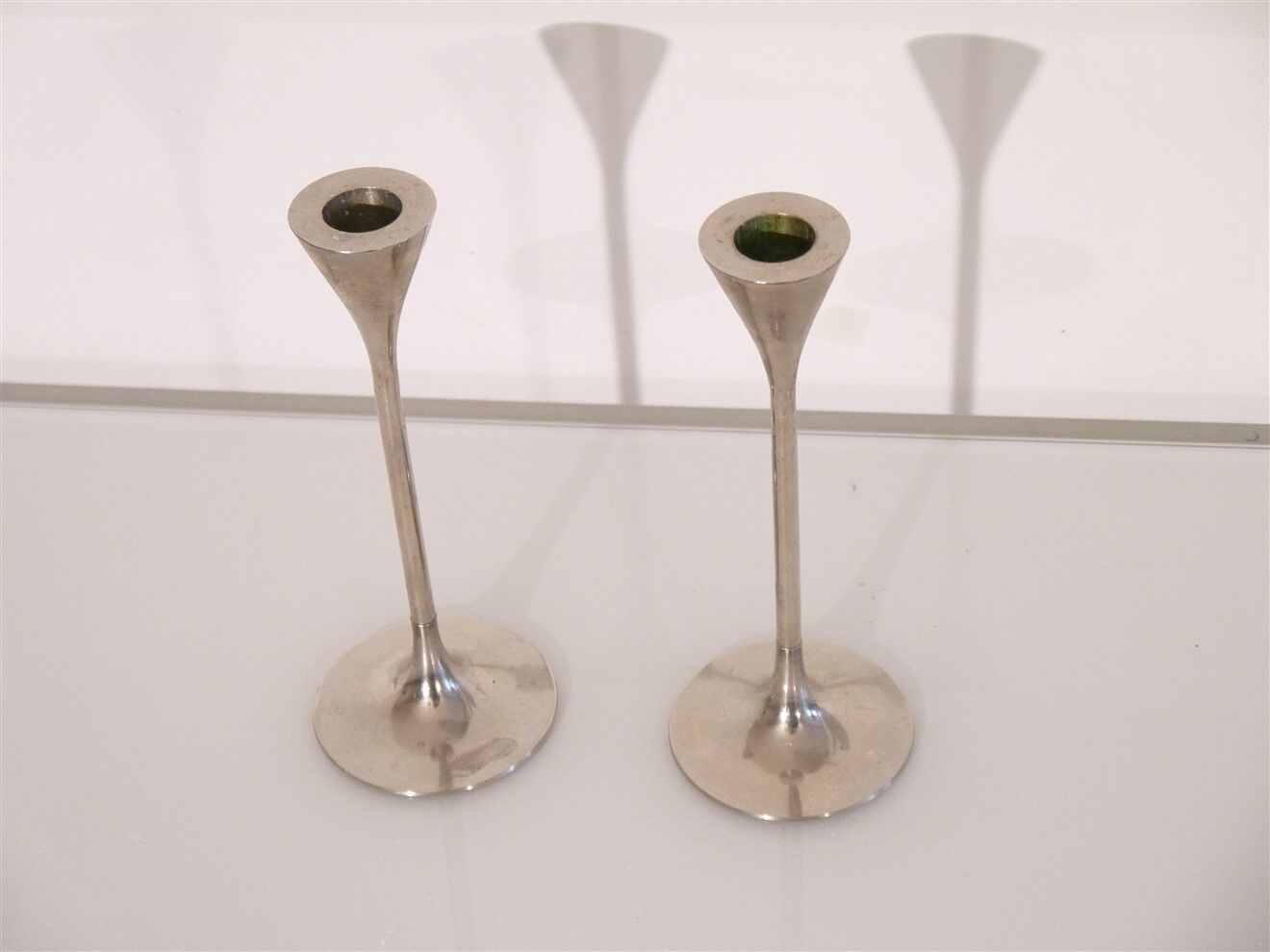 Pair of vintage candle holders 1970