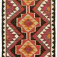 Turkish Handwoven Vintage Herki Kilim 92 cm x 342 cm