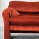 Maralunga 2-seater sofa by Vico Magistretti for Cassina Italy 1973