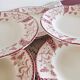 Set of 6 dessert plates Longwy model Rambouillet
