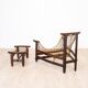 fauteuil "jacanda" et Ottomane par Jean Gillon, Brésil, 1960s