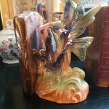 Pair of ceramic book greenhouse