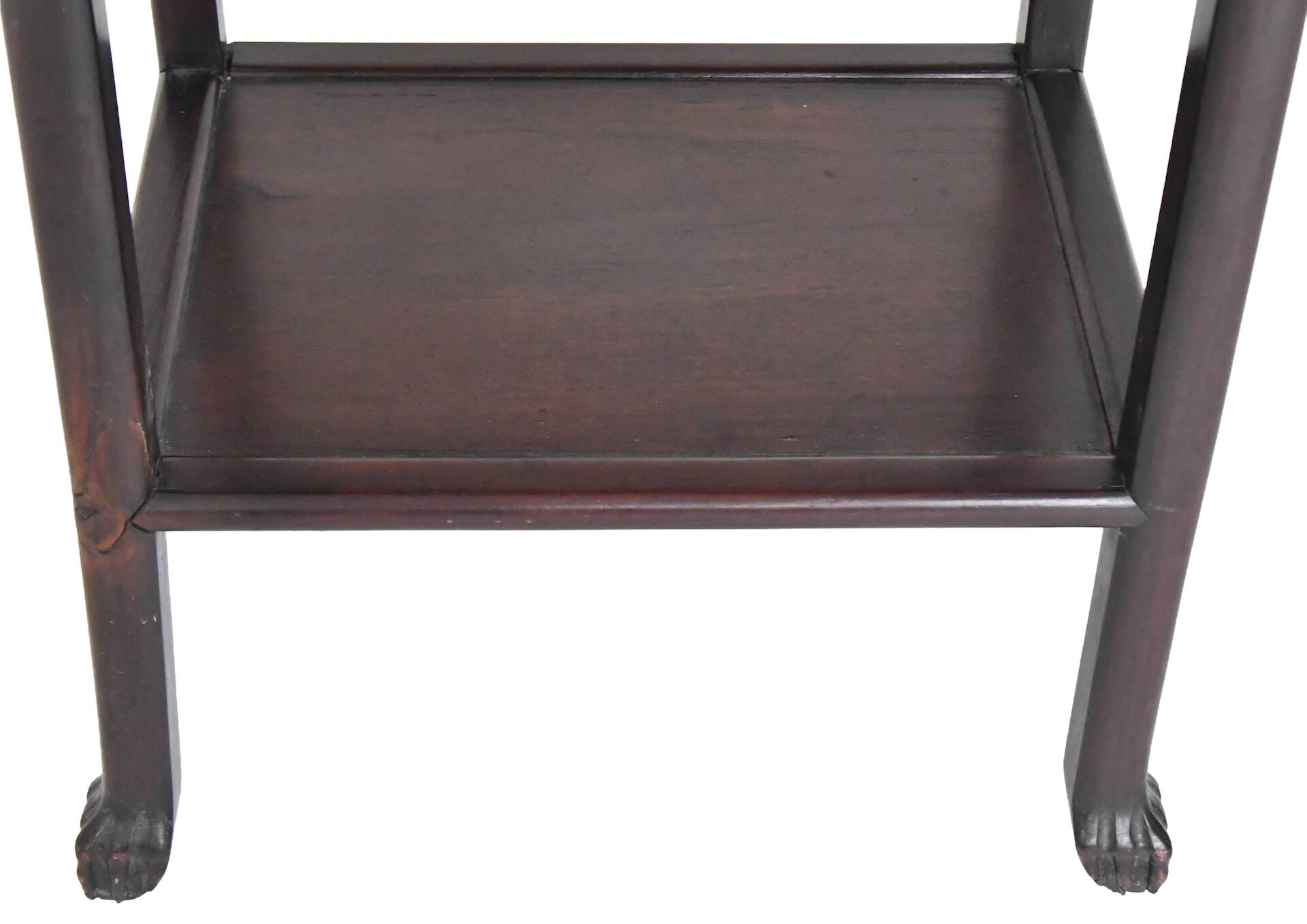 Carved wooden side table from China