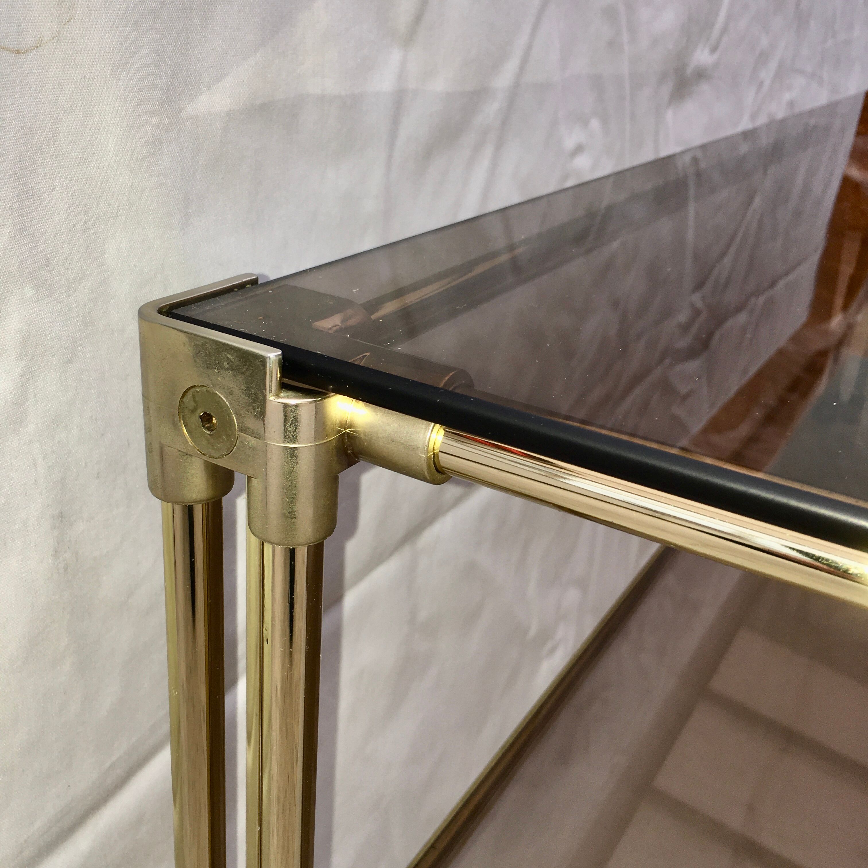 Brass coffee table