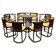 Groupe de sièges Fledermaus par Josef Hoffmann pour Jacob Josef Kohn