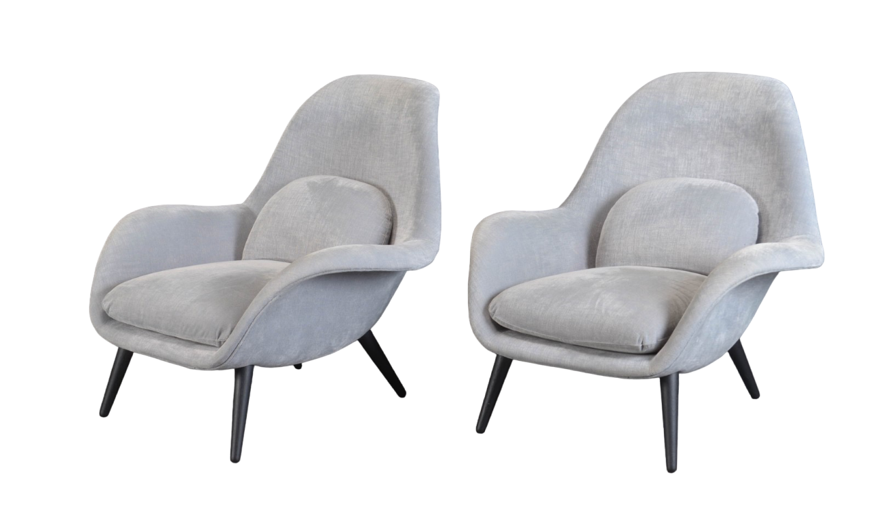 Paire de fauteuils scandinaves édition Federicia