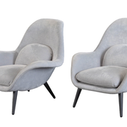 Pair of scandinavian armchairs Federicia edition